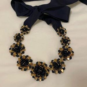 Kate Spade flower medallion necklace